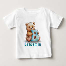 B is for Bear – Custom Baby T-Shirt with Name