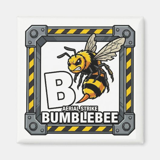 B is for Bumblebee – GTA Style ABC Learning Magnet (Vorne)