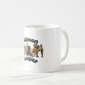 B ist für Baboon Keeper Kaffeetasse (VorderseiteRechts)