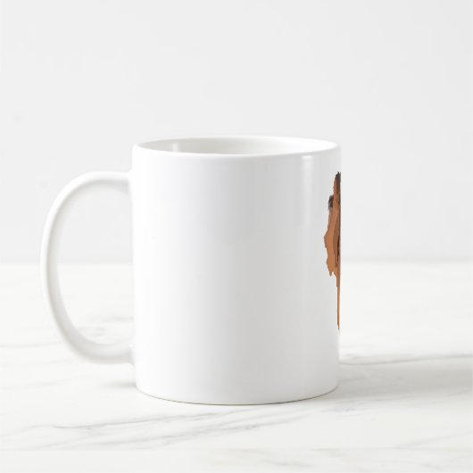 B ist für Bactrian Camel Kaffeetasse (Links)