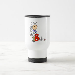 B ist für Baker T-Shirts und Geschenke Reisebecher