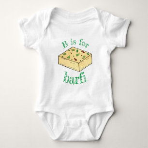 B IST FÜR Barfi Burfi Mithai Indian Food Sweet Baby Strampler
