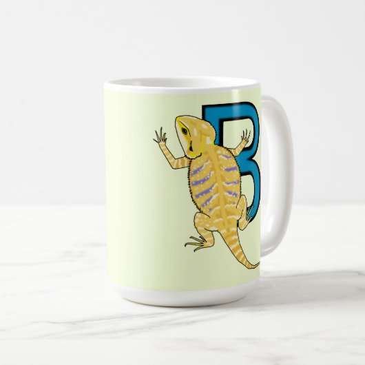 B ist für Barted Dragon Kaffeetasse (VorderseiteRechts)
