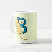 B ist für Barted Dragon Kaffeetasse (Vorderseite Links)