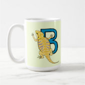 B ist für Barted Dragon Kaffeetasse (Links)