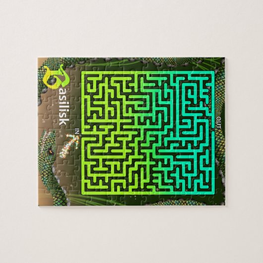 B ist für Basilisk Maze Puzzle (Horizontal)