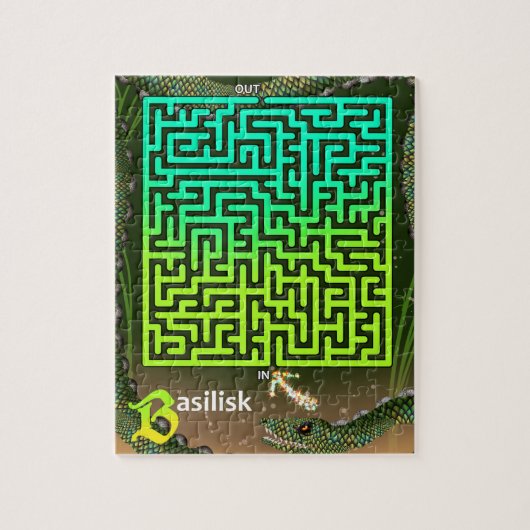 B ist für Basilisk Maze Puzzle (Vertikal)