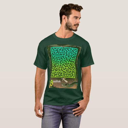 B ist für Basilisk Maze T-Shirt (Vorne ganz)