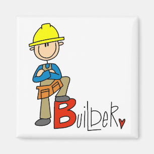 B ist für Bauarbeiter Magnet