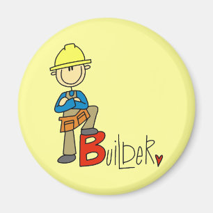 B ist für Bauarbeiter Magnet