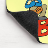 B ist für Bauarbeiter Mousepad (Ecke)