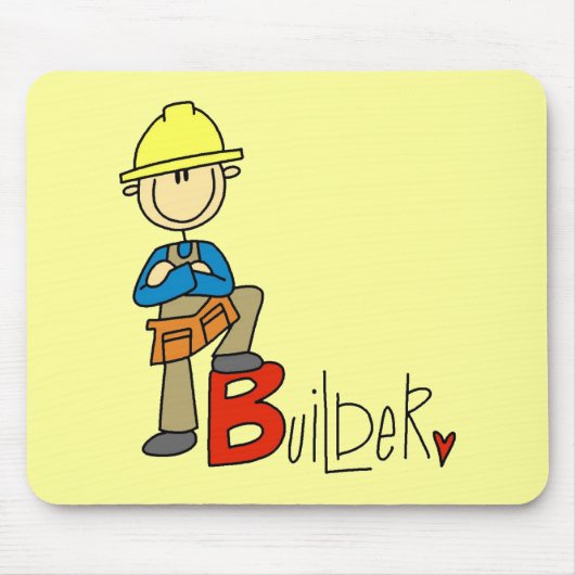 B ist für Bauarbeiter Mousepad (Vorne)