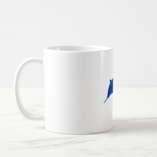 B ist für Beaked Whale Kaffeetasse (Links)
