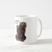 B ist für Bear Kaffeetasse (VorderseiteRechts)