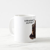 B ist für Bear Kaffeetasse (Vorderseite Links)