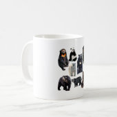B ist für Bear Kaffeetasse (Vorderseite Links)