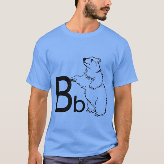 B ist für Bear T-Shirt (Vorderseite)