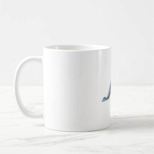 B ist für Beluga Whale Kaffeetasse (Links)