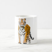 B ist für Bengalisches Tiger Kaffeetasse (Mittel)