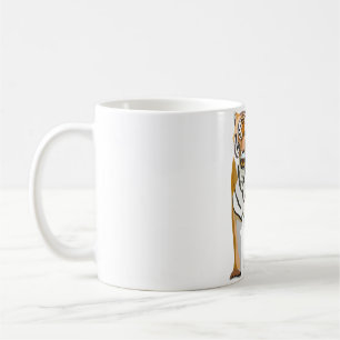 B ist für Bengalisches Tiger Kaffeetasse