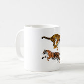 B ist für Bengalisches Tiger Kaffeetasse (Vorderseite Links)