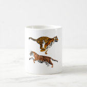 B ist für Bengalisches Tiger Kaffeetasse (Mittel)