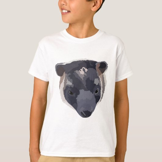 B ist für Bennetts Tree Kangaroo T-Shirt (Vorderseite)