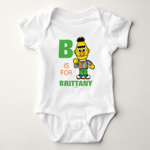 B ist für Bert Füge Deinen Namen hinzu Baby Strampler