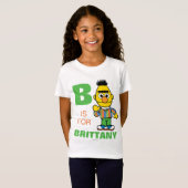 B ist für Bert | Name hinzufügen T-Shirt (Vorne ganz)