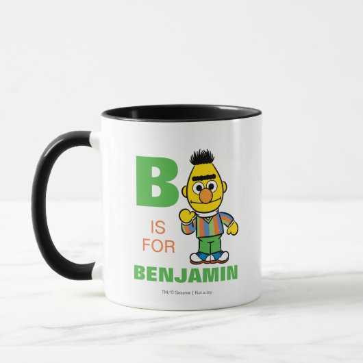 B ist für Bert | Name hinzufügen Tasse (Links)