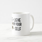 B ist für Biene Kaffeetasse (VorderseiteRechts)