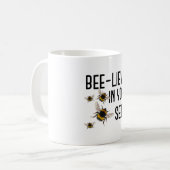 B ist für Biene Kaffeetasse (Vorderseite Links)