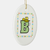 B ist für Bienenverzierung Keramikornament (Rechts)