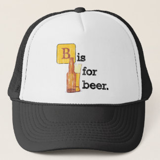 "B" ist für Bier Truckerkappe