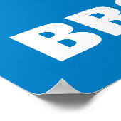 B ist für Big Bird | Name hinzufügen Poster (Ecke)