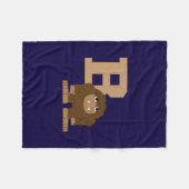 B ist für Bigfoot Fleecedecke (Vorderseite (Horizontal))