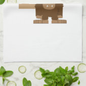 B ist für Bigfoot Handtuch (Gefaltet)