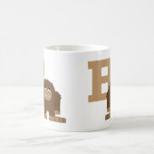 B ist für Bigfoot Kaffeetasse (Mittel)