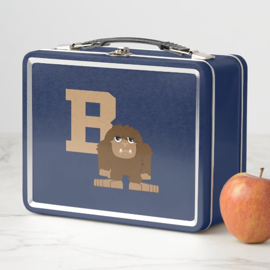 B ist für Bigfoot Metall Lunch Box (Beispiel)