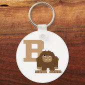 B ist für Bigfoot Schlüsselanhänger (Vorderseite)