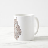 B ist für Binturong Kaffeetasse (VorderseiteRechts)