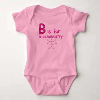 B ist für Biochemie Baby Strampler