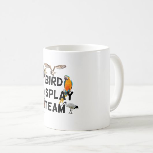 B ist für Bird Kaffeetasse (VorderseiteRechts)