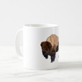 B ist für Bison Kaffeetasse (Vorderseite Links)