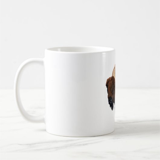 B ist für Bison Kaffeetasse (Links)
