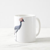 B ist für Black Crowned Crane Kaffeetasse (VorderseiteRechts)