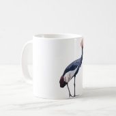 B ist für Black Crowned Crane Kaffeetasse (Vorderseite Links)