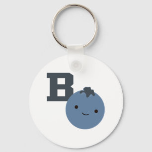 B ist für Blaubeere Schlüsselanhänger