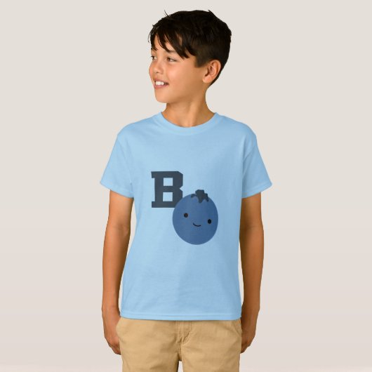 B ist für Blaubeere T-Shirt (Vorne ganz)