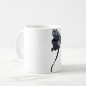 B ist für Blue Monkey Kaffeetasse (Vorderseite Links)